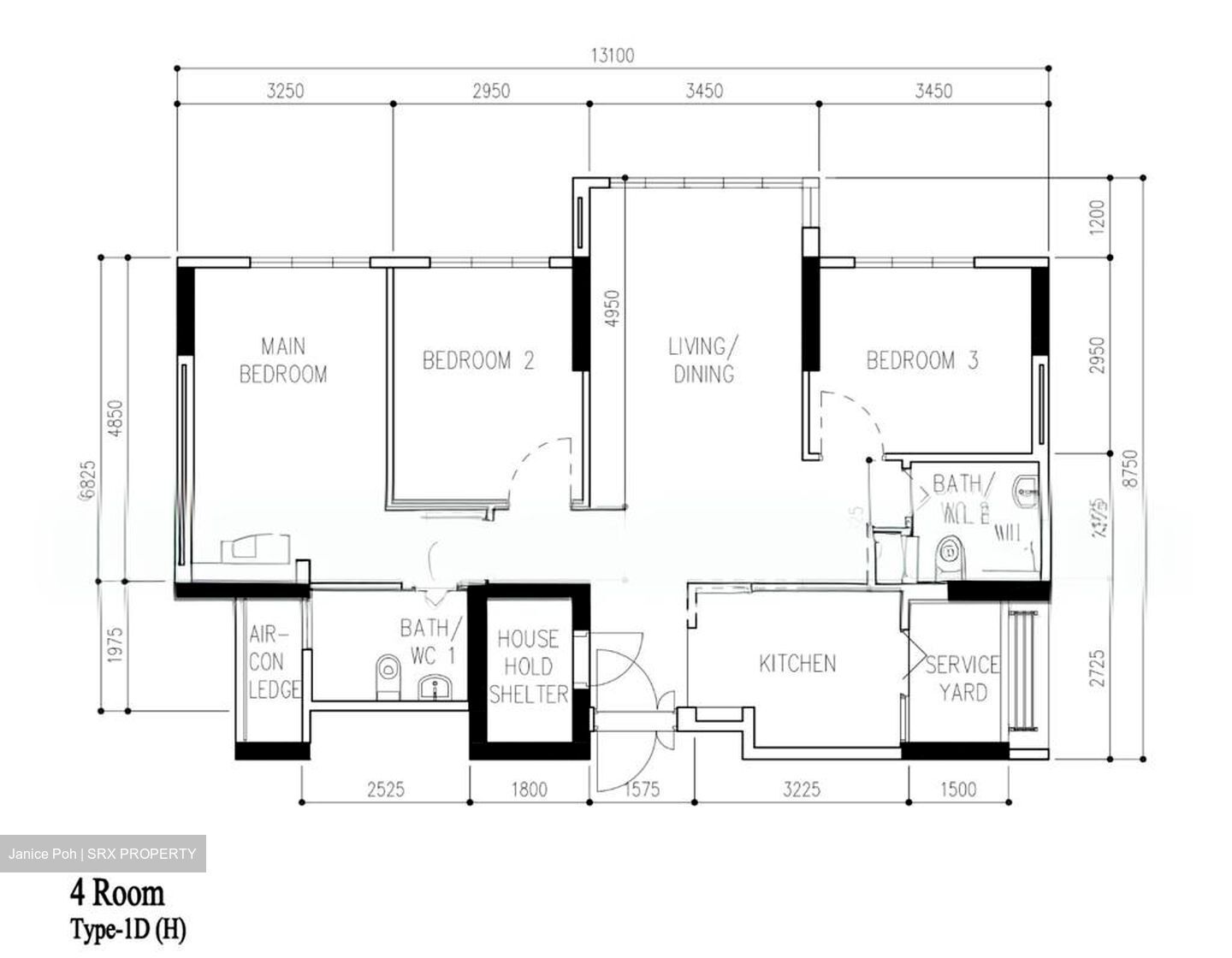 Blk 103B Alkaff Courtview (Toa Payoh), HDB 4 Rooms #597111011